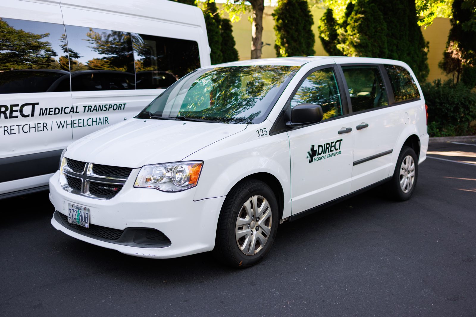 Wheelchair-accessible minivan operated by Direct Medical transportation in Oregon